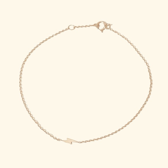 bluboho Jewelry - Bluboho yellow Gold everyday lightning Chain Bracelet